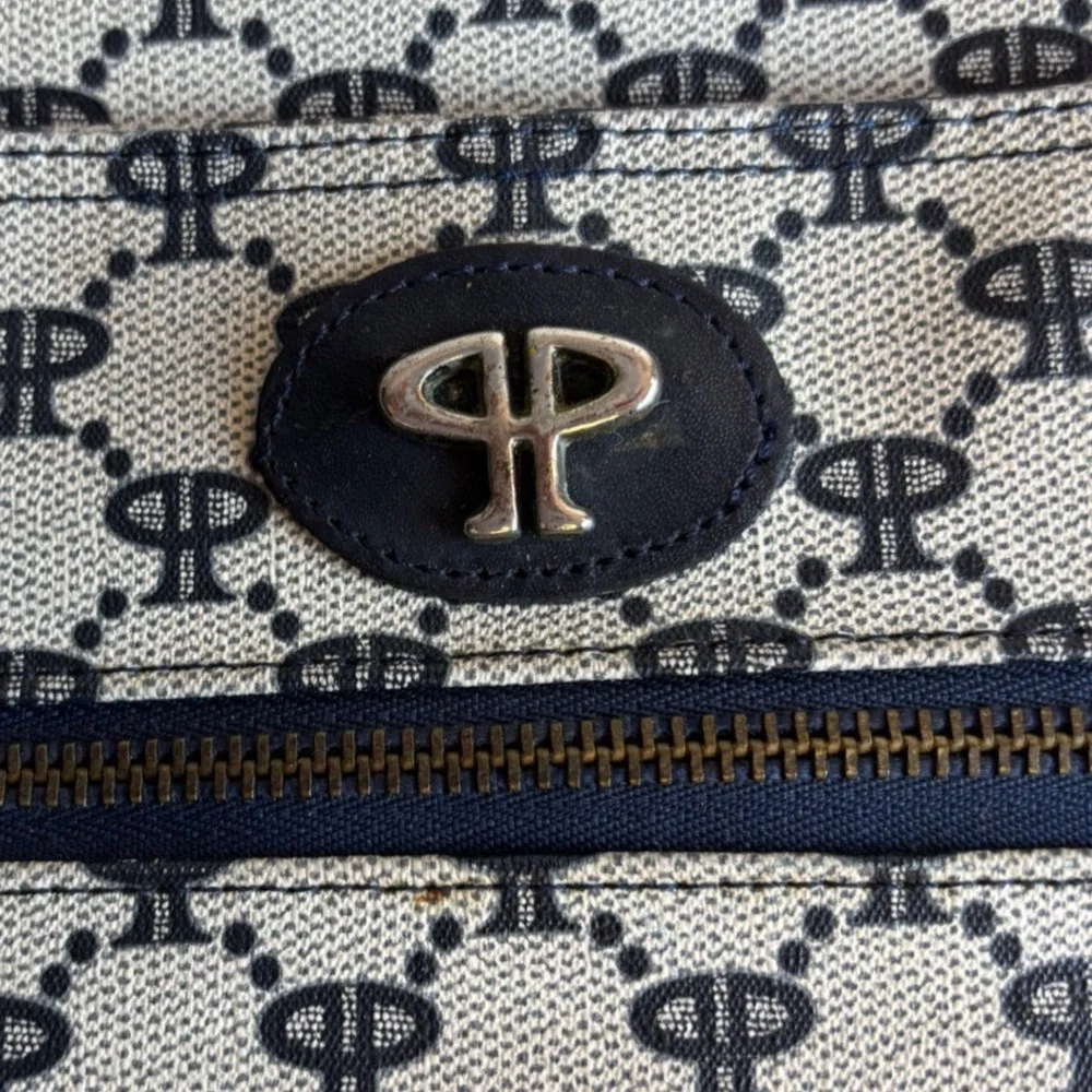 Rare! Pavo Paris Vtg Slimline Documento Case Briefcase Bag 1980s Portfolio Tote‎